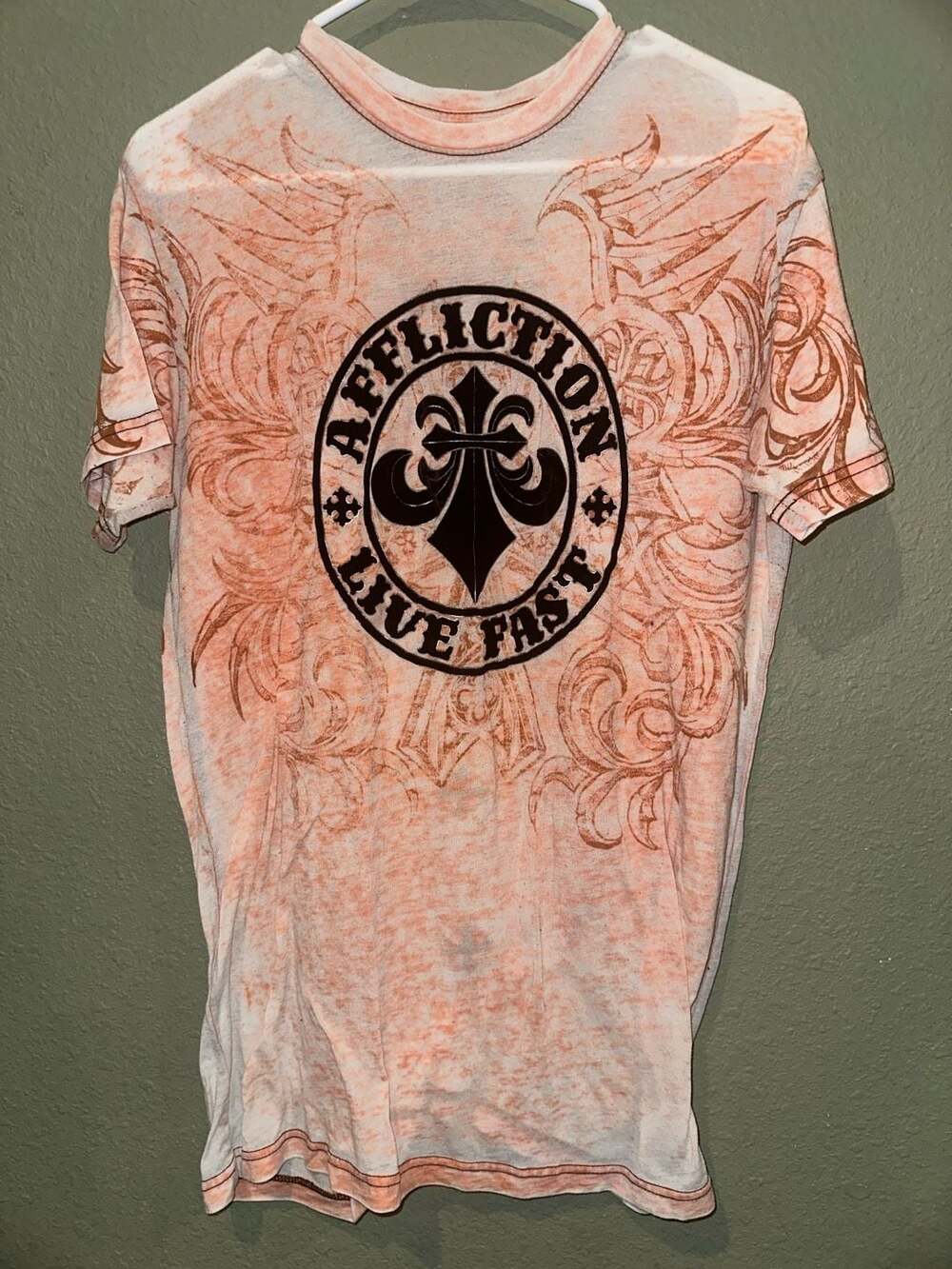 Affliction Live Fast Short Sleeve Graphic T-Shirt
